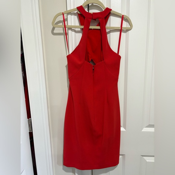 BCBG Maxazria red cutout mini dress - Picture 2 of 3